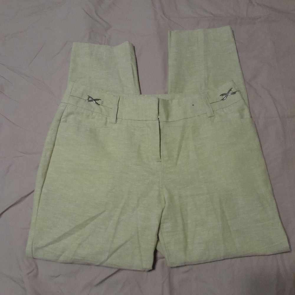 7th Avenue Design Studio New York & Company 🌻 Size 6 lime green